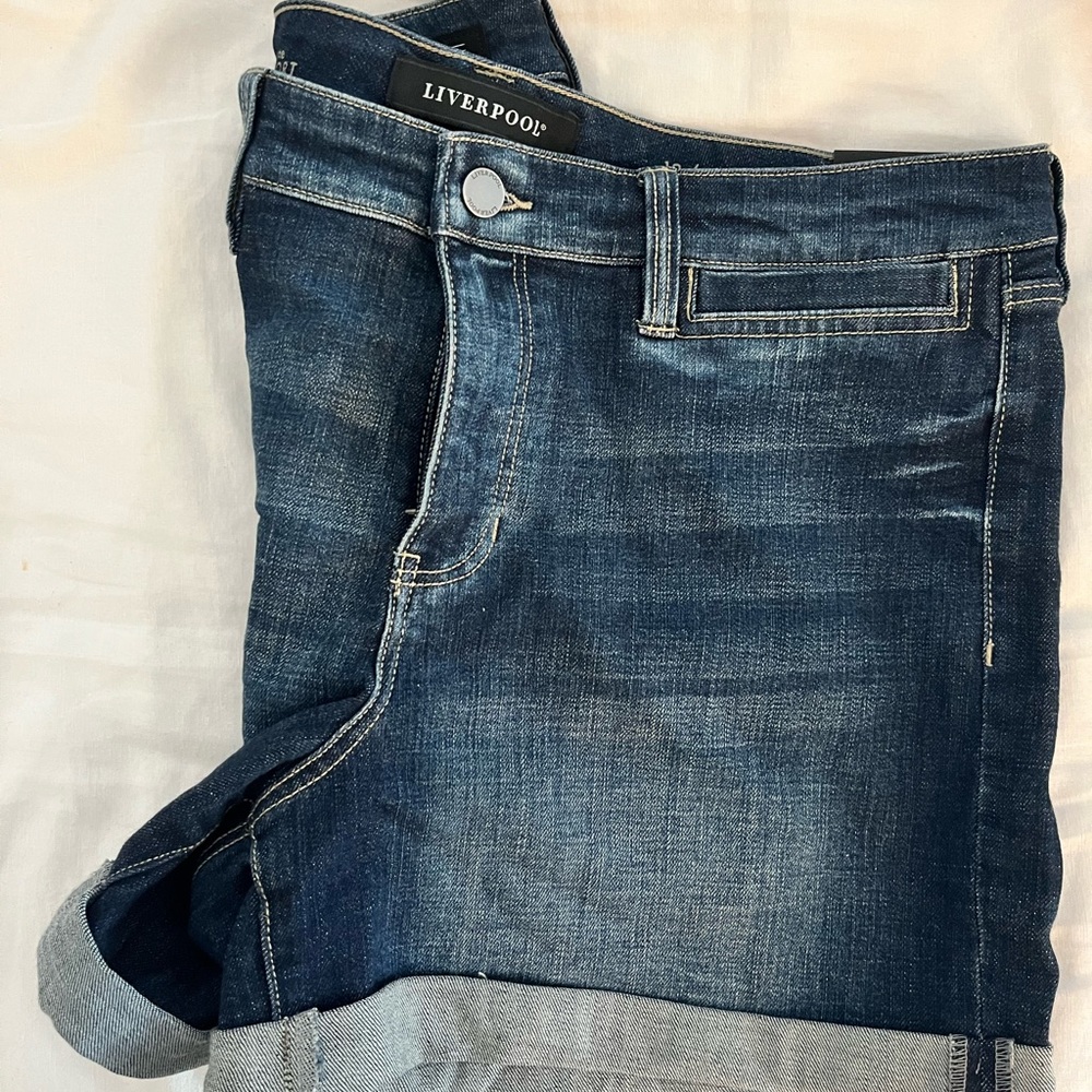 NWT Liverpool Jean Shorts (The Short)
